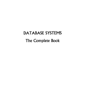 2009 database systems the complete book