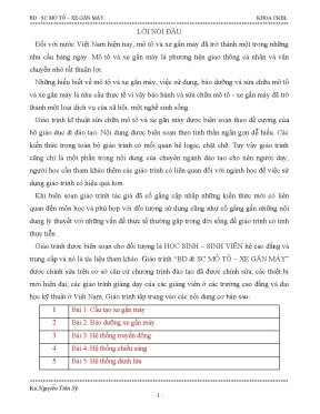 Giáo trình bảo dưỡng và sửa chữa mô tô xe gắn máy nghề công nghệ ô tô trình độ cao đẳng trường cđ cơ điện xây dựng và nông lâm trung bộ