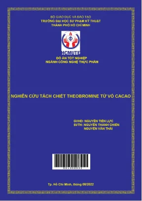 Nghiên cứu tách chiết theobromine từ vỏ cacao