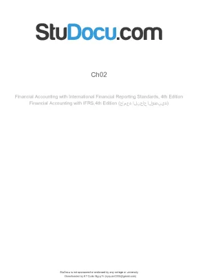 Nguyên lí kế toán chương 2