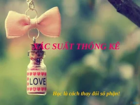 Xác suất thống kê dành cho y dược