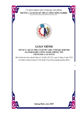 Gt sqlsever cd cntt 2019