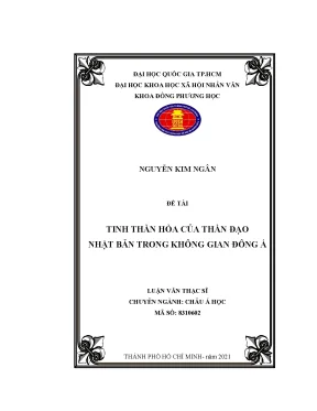 Tinh thần hòa của thần đạo nhật bản trong không gian đông á