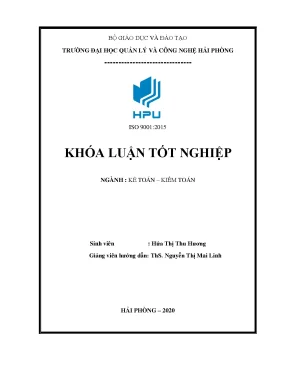 Hoàn thiện công tác kế toán thanh toán với người mua người bán tại công ty tnhh tư vấn và đầu tư the true