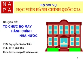 Tổ chức bộ máy hành chính nn 3
