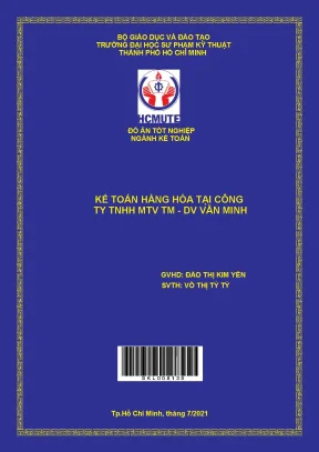 Kế toán hàng hóa tại công ty tnhh mtv tm dv văn minh