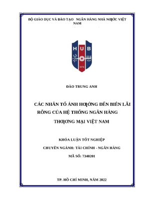 890 các nhân tố ảnh hưởng đến biên lãi ròng của hệ thống nhtm vn khóa luận đại học chuyên ngành tcnh 2023