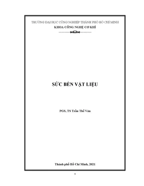 Tài liệu học tập môn sức bền vật liệu