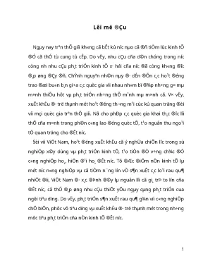 Luận văn tốt nghiệp tổ chức hạch toán lưu chuyển hàng hoá xuất khẩu tại tổng công ty rau quả việt nam