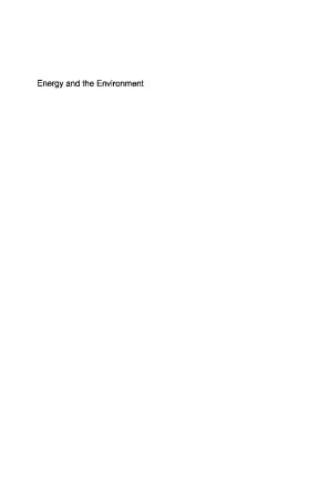 Energy and the environment m j moran auth