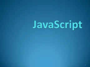 Giáo trình javascript p1
