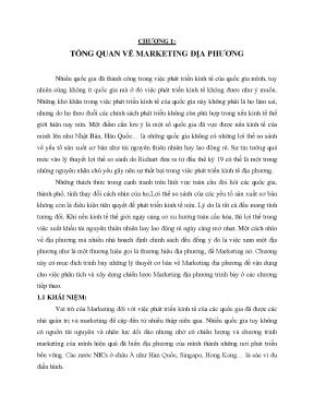 Tiếp thị địa phương