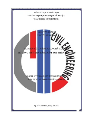 Luận văn thạc sĩ nghiên cứu nâng cao chất lượng bê tông hạt mịn bằng cốt sợi thép hỗn hợp