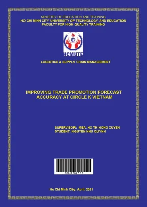 Improving trade promotion forecast accuracy at circle k vietnam
