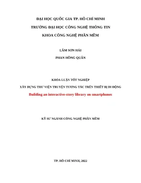 Khóa luận tốt nghiệp xây dựng thư viện truyện tương tác trên thiết bị di động