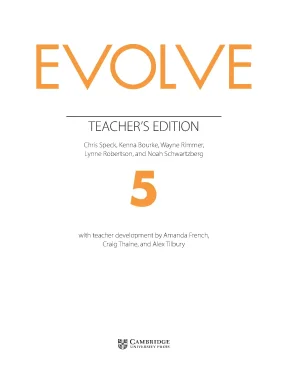 Evolve 5 teachers edition