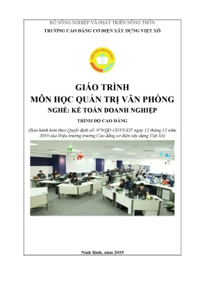 Giáo trình quản trị văn phòng nghề kế toán doanh nghiệp cao đẳng