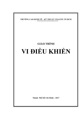 Giáo trình vi điều khiển trường cđ kinh tế kỹ thuật vinatex tp hcm