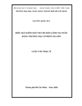 1027 hiệu quả kiểm soát rủi ro bảo lãnh tại nhtm cp sài gòn luận văn thạc sĩ tcnh nguyễn quốc huy nguyễn ngọc thạch tp hcm đh nh hcm 2020 ix 81 10 tr
