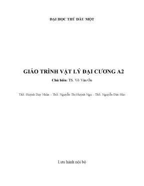 Giáo trình vật lý đại cương a2