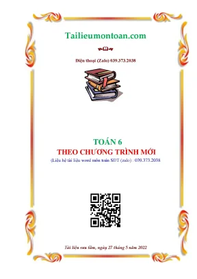 Toan 6 chuong trinh moi