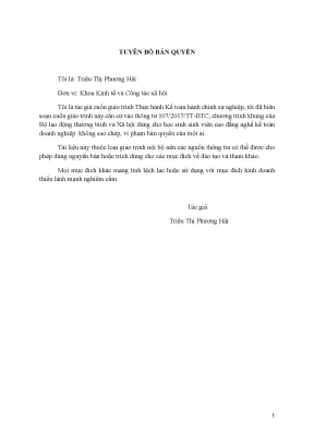 Giáo trình thực hành kt hcsn