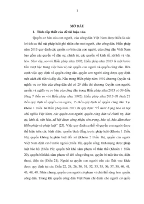 Luận văn bảo đảm quyền bầu cử của người bị tạm giữ tạm giam từ thực tiễn thành phố hải phòng