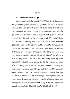 Luận văn doanh nghiệp nhà nước sau cổ phần hoá ở bộ giao thông vận tải thực trạng và giải pháp phát triển cph doanh nghiệp nhà nước thuộc bộ giao thông vận tải