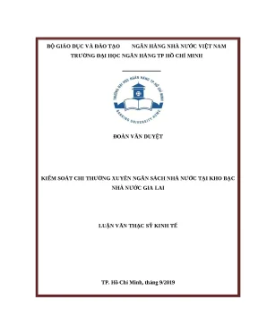 0897 kiểm soát chi thường xuyên ngân sách nhà nước tại kho bạc nhà nước gia lai luận văn thạc sĩ tcnh đoàn văn duyệt nguyễn thị loan tp hcm đh nh hcm 201
