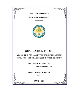 Luận văn bằng tiếng anh graduation thesis accounting for salary and salary deductions at ha noi hong ha beer joint stock company
