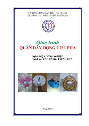Giáo trình quấn dây động cơ 1 pha nghề điện công nghiệp trình độ cđtc