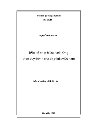 Luận văn bảo hộ nhãn hiệu nổi tiếng theo quy định của pháp luật việt nam