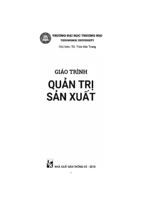 Giáo trình quản trị sản xuất