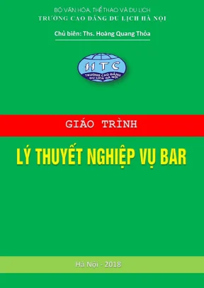 Giáo trình lý thuyết nghiệp vụ bar