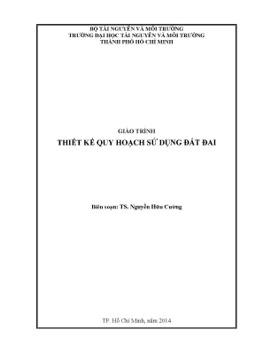 Giáo trình thiết kế quy hoạch sử dụng đất đai