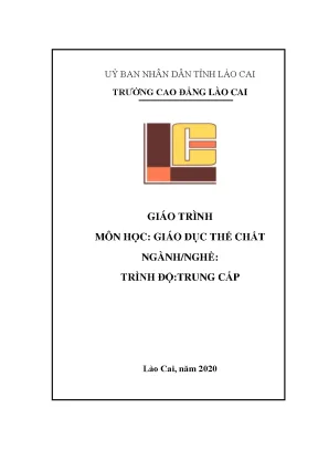 Giáo trình giáo dục thể chất trình độ trung cấp