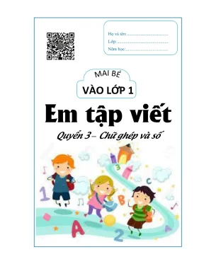 Luyện viết tiền tiểu học quyển 3 chữ ghép và số