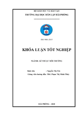 Đánh giá hiện trạng quản lý chất thải rắn sinh hoạt trên địa bàn thành phố vinh tỉnh nghệ an