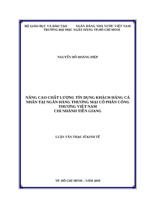 0769 nâng cao chất lượng tín dụng khách hàng cá nhân tại nhtm cp công thương việt nam chi nhánh tiền giang luận văn thạc sĩ tcnh nguyễn hồ hoàng diệp hồ di