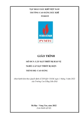Giáo trình lắp đặt thiết bị bảo vệ nghề lắp đặt thiết bị điện cao đẳng