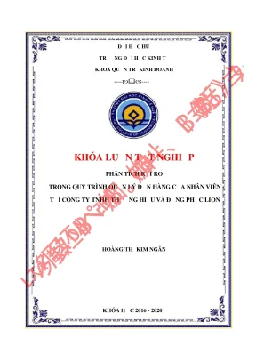 Khóa luận tốt nghiệp phân tích rủi ro trong quy trình quản lý đơn hàng của nhân viên tại công ty tnhh thương hiệu và đồng phục lion