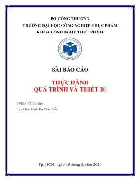 Thực hành quá trình thiết bị