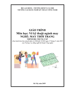 Giáo trình vẽ kỹ thuật ngành may nghề may thời trang trung cấp