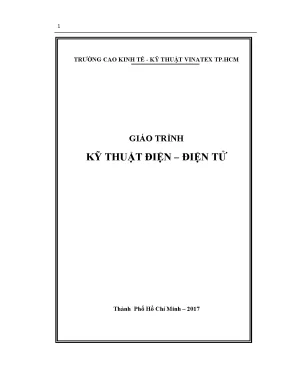 Giáo trình kỹ thuật điện điện tử