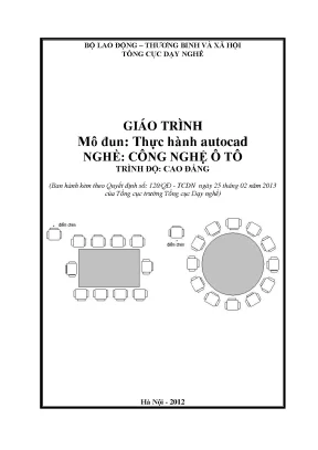 Giáo trình thực hành autocad