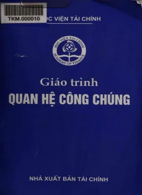 Giáo trình quan hệ công chúng phần 1