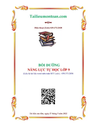 Boi duong nang luc tu hoc lop 9