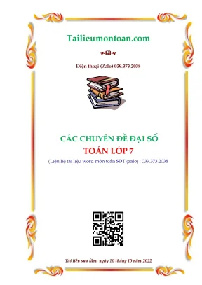 Chuyen de dai so lop 7
