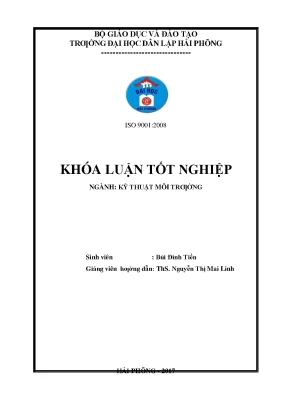 Tính toán thế kế hệ thống xử lý nước thải nhà máy sản xuất bột giấy công xuất 300 m3 ngày đêm