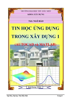 Tin học ứng dụng trong xây dựng trường đh thủ dầu một